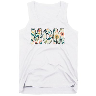 Mom Floral Tank Top