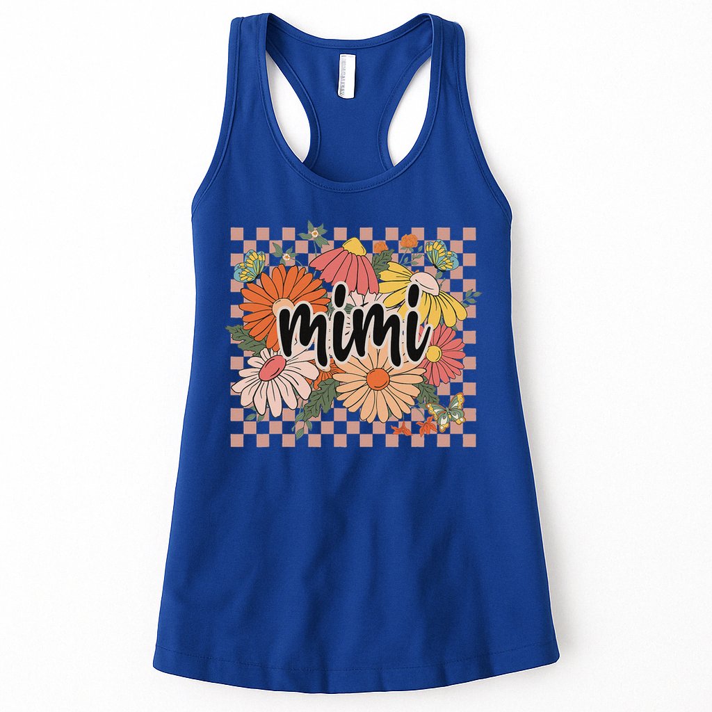 Mimi Floral Mother's Day Wildflower Womens Tank Top