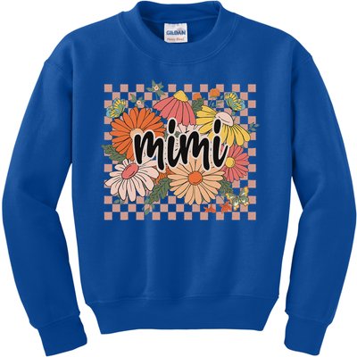 Mimi Floral Mother's Day Wildflower Kids Sweatshirt