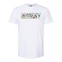 Mommy Floral Softstyle CVC T-Shirt