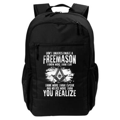 Masonry Freemasonry Masonic DonT Underestimate A Freemasons Daily Commute Backpack