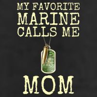 My Favorite Marine Calls Me Mom Funny 11oz C Handle Ceramic Mug