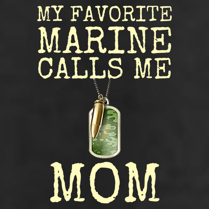 My Favorite Marine Calls Me Mom Funny 11oz C Handle Ceramic Mug