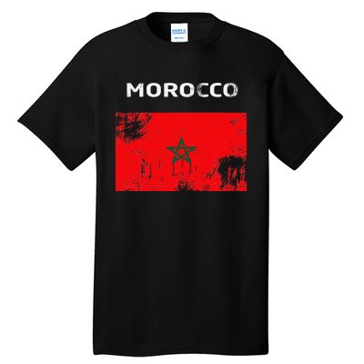 Morocco Flag Tall T-Shirt