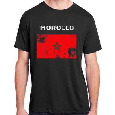 Morocco Flag Adult ChromaSoft Performance T-Shirt