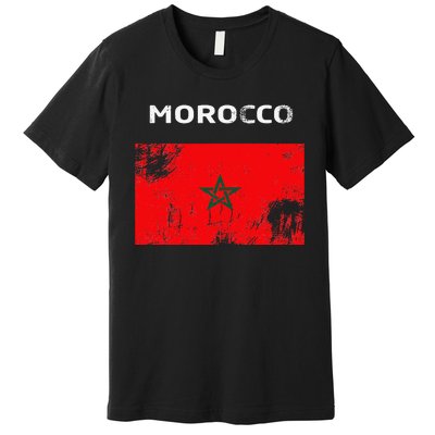 Morocco Flag Premium T-Shirt