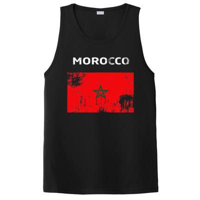 Morocco Flag PosiCharge Competitor Tank