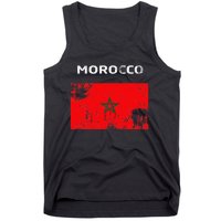 Morocco Flag Tank Top