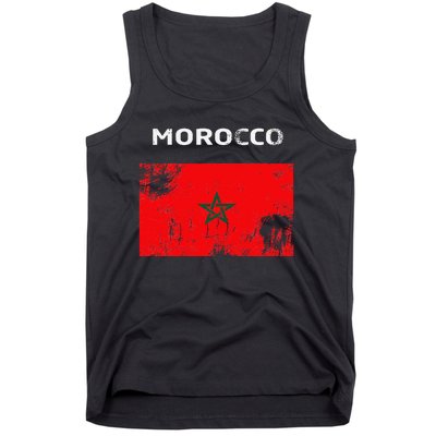 Morocco Flag Tank Top