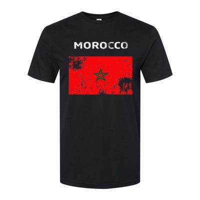 Morocco Flag Softstyle CVC T-Shirt