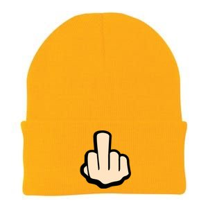 Middle Finger Knit Cap Winter Beanie