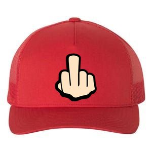 Middle Finger Yupoong Adult 5-Panel Trucker Hat