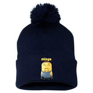 Minye Funny Pom Pom 12in Knit Beanie