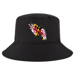 Maryland Flag Marylander Maryland Flag State Pride Cool Comfort Performance Bucket Hat