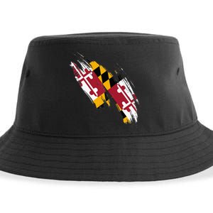 Maryland Flag Marylander Maryland Flag State Pride Sustainable Bucket Hat