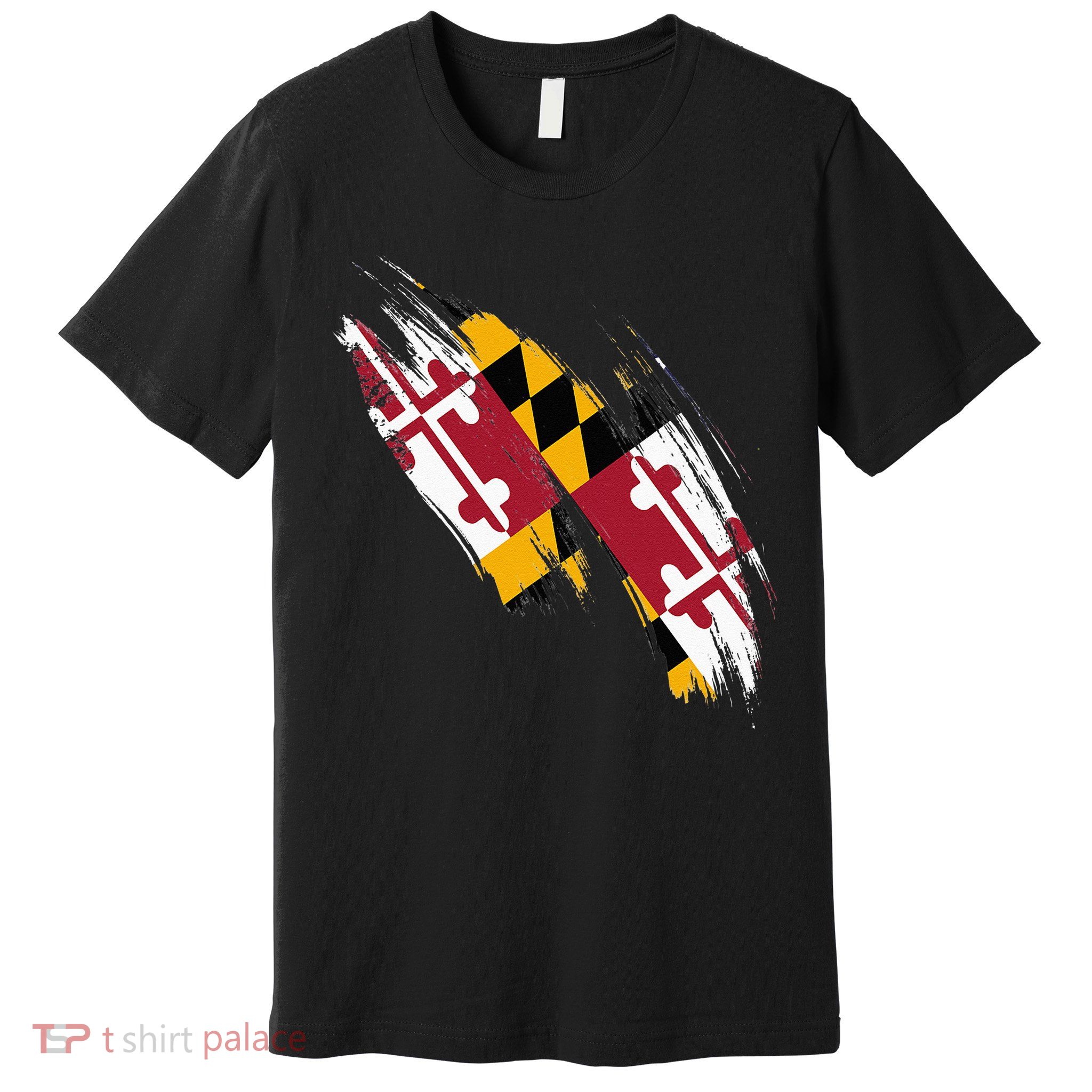 Maryland Flag Marylander Maryland Flag State Pride Premium T-Shirt