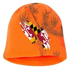 Maryland Flag Marylander Maryland Flag State Pride Kati - Camo Knit Beanie