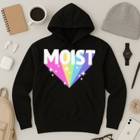Moist Funny Meme Offensive Weird Cool Hilarious Humorous Hoodie