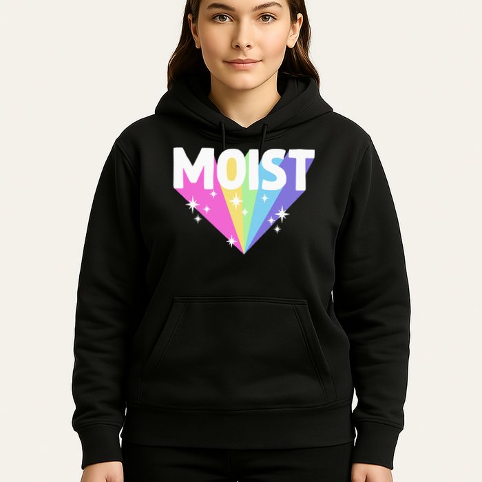 Moist Funny Meme Offensive Weird Cool Hilarious Humorous Hoodie