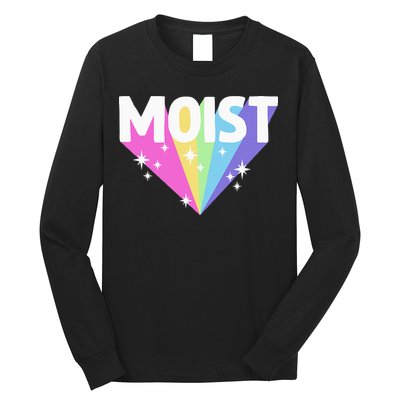 Moist Funny Meme Offensive Weird Cool Hilarious Humorous Long Sleeve Shirt