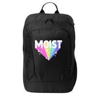 Moist Funny Meme Offensive Weird Cool Hilarious Humorous City Backpack