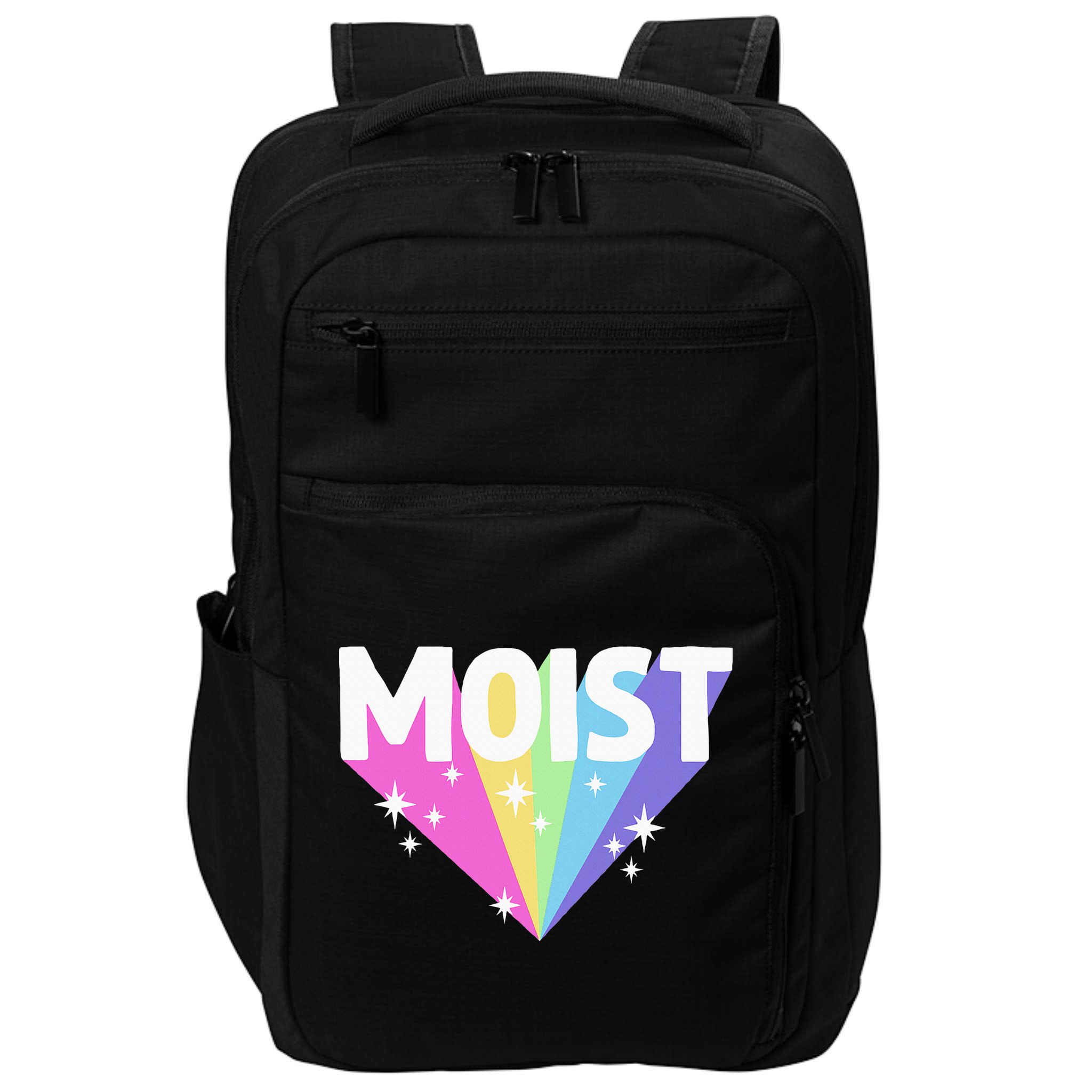 Moist Funny Meme Offensive Weird Cool Hilarious Humorous Impact Tech Backpack