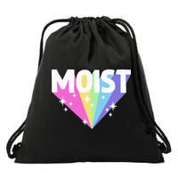 Moist Funny Meme Offensive Weird Cool Hilarious Humorous Drawstring Bag