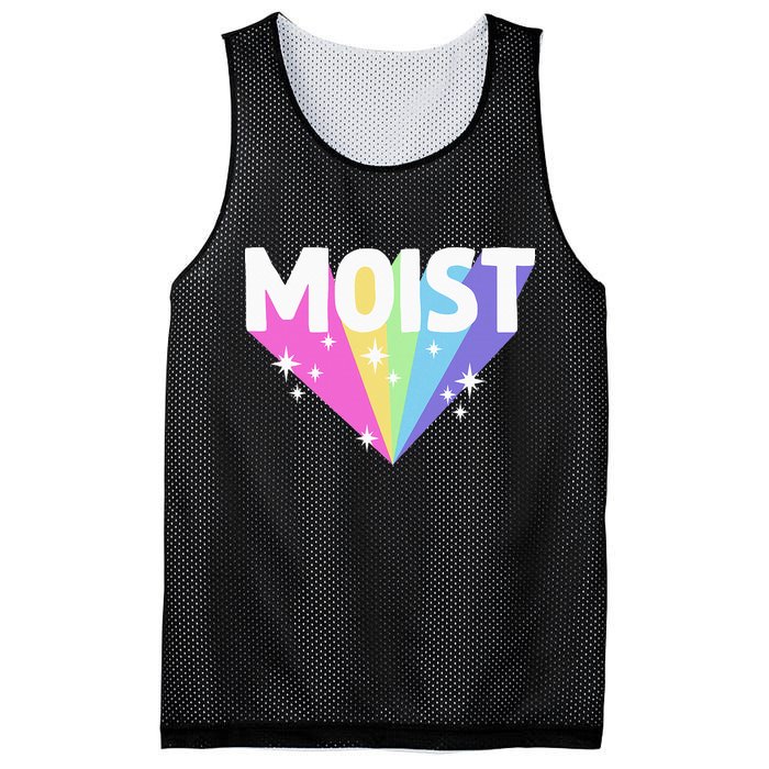 Moist Funny Meme Offensive Weird Cool Hilarious Humorous Mesh Reversible Basketball Jersey Tank