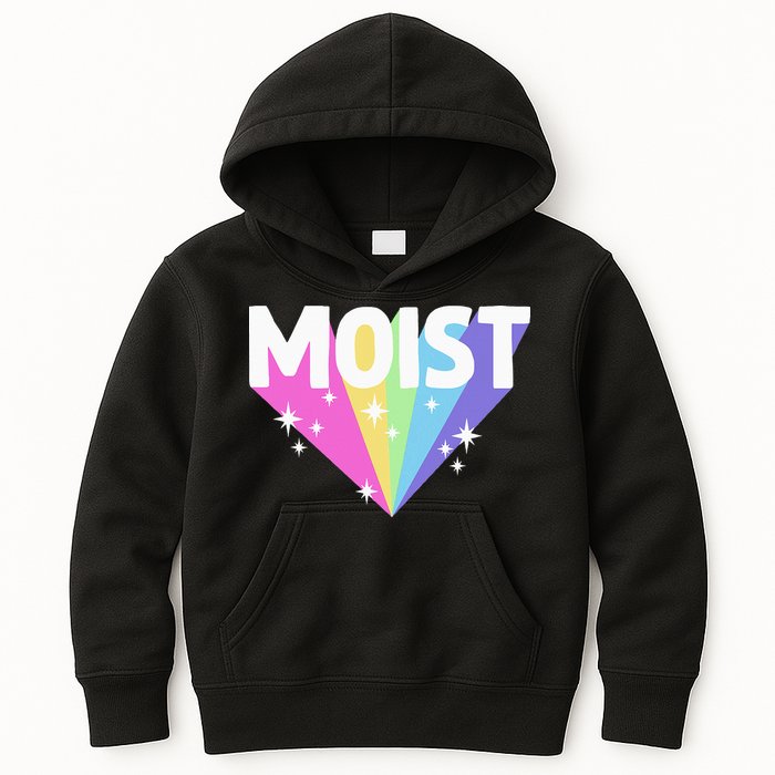 Moist Funny Meme Offensive Weird Cool Hilarious Humorous Kids Hoodie