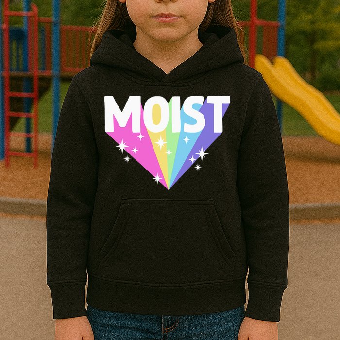 Moist Funny Meme Offensive Weird Cool Hilarious Humorous Kids Hoodie