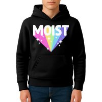 Moist Funny Meme Offensive Weird Cool Hilarious Humorous Kids Hoodie