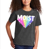 Moist Funny Meme Offensive Weird Cool Hilarious Humorous Kids T-Shirt