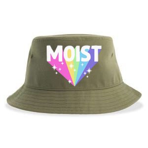 Moist Funny Meme Offensive Weird Cool Hilarious Humorous Sustainable Bucket Hat