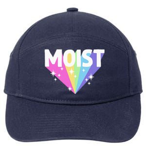 Moist Funny Meme Offensive Weird Cool Hilarious Humorous 7-Panel Snapback Hat