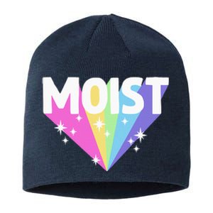 Moist Funny Meme Offensive Weird Cool Hilarious Humorous Sustainable Beanie