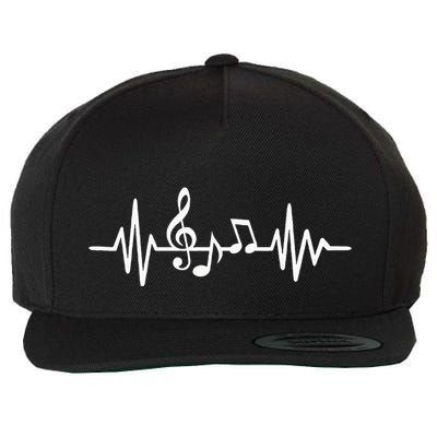 Music Frequency Wool Snapback Cap