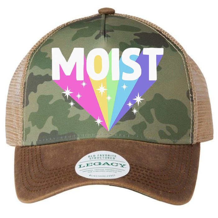 Moist Funny Meme Offensive Weird Cool Legacy Tie Dye Trucker Hat