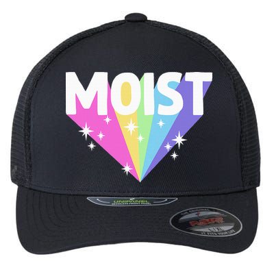 Moist Funny Meme Offensive Weird Cool Flexfit Unipanel Trucker Cap