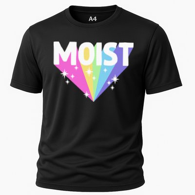 Moist Funny Meme Offensive Weird Cool Performance Shirt