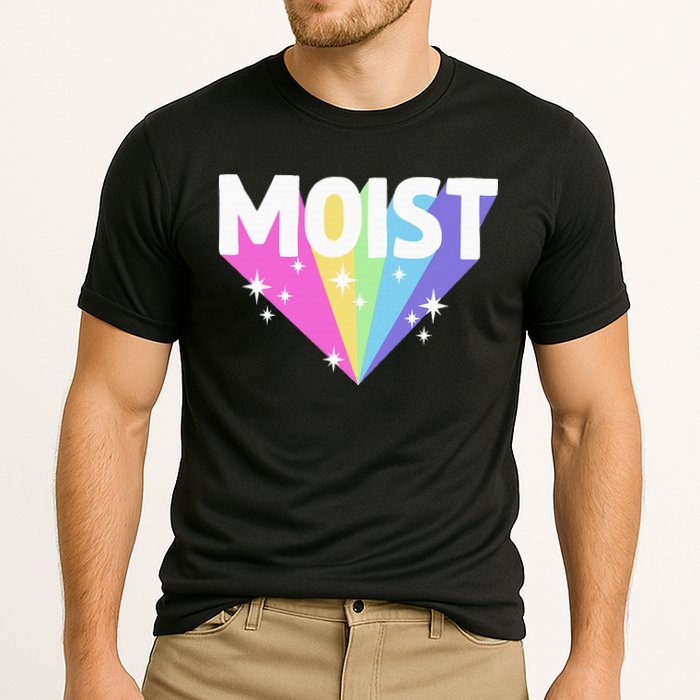 Moist Funny Meme Offensive Weird Cool Performance Shirt