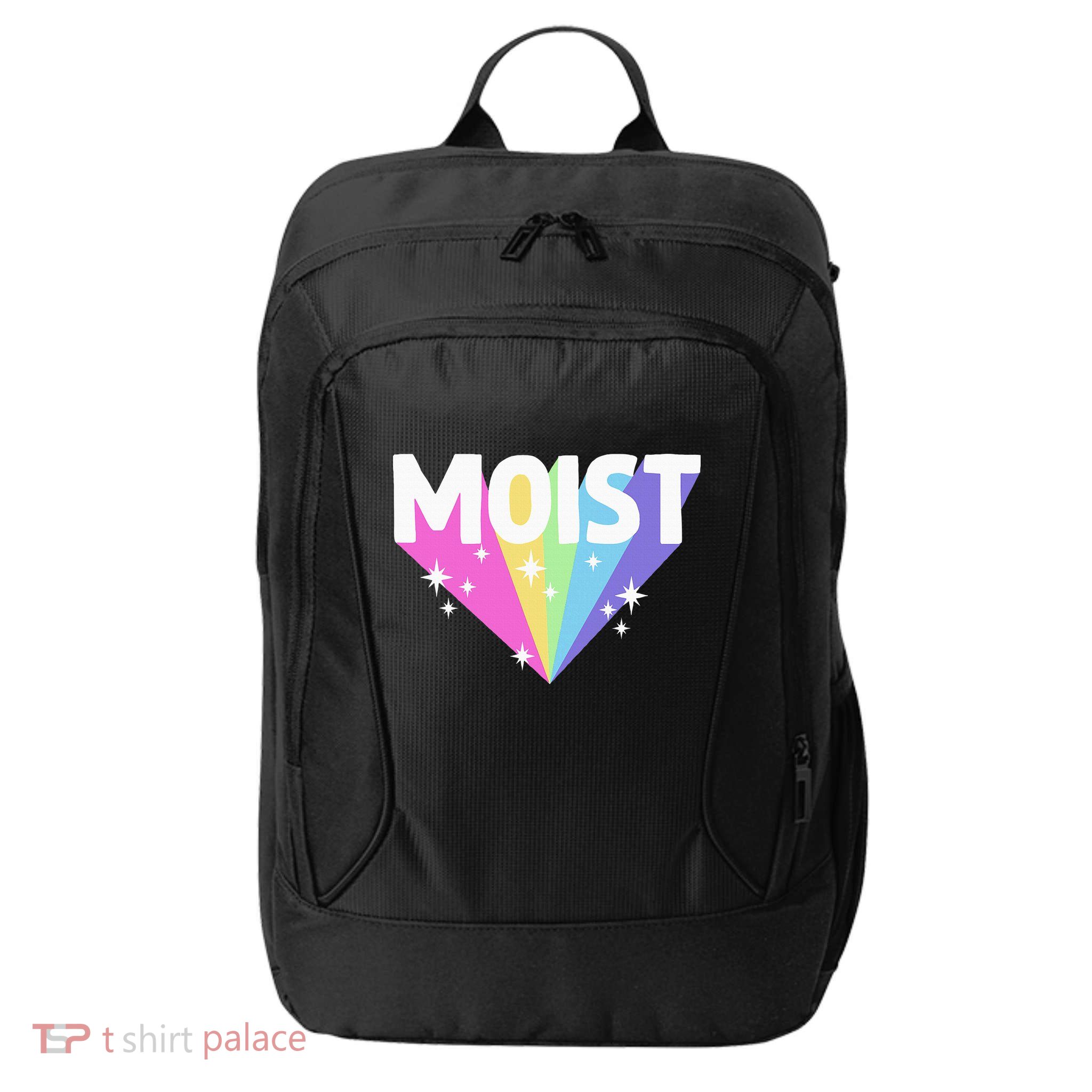 Moist Funny Meme Offensive Weird Cool City Backpack