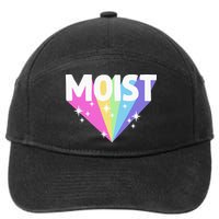 Moist Funny Meme Offensive Weird Cool 7-Panel Snapback Hat