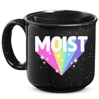 Moist Funny Meme Offensive Weird Cool 15oz Campfire Ceramic Mug