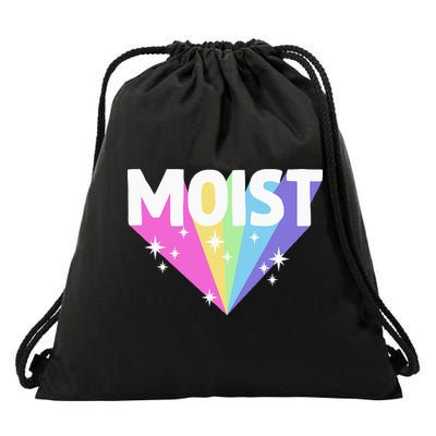 Moist Funny Meme Offensive Weird Cool Drawstring Bag
