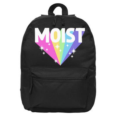 Moist Funny Meme Offensive Weird Cool 16 in Basic Backpack