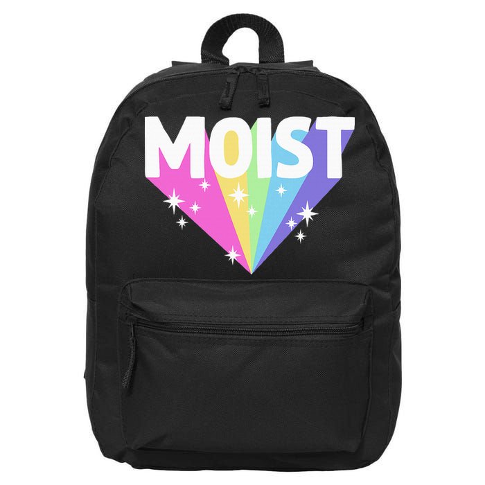 Moist Funny Meme Offensive Weird Cool 16 in Basic Backpack