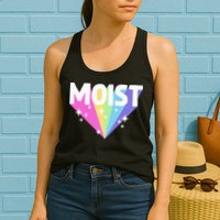 Moist Funny Meme Offensive Weird Cool Womens Tank Top