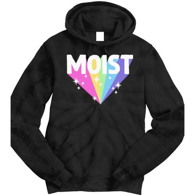 Moist Funny Meme Offensive Weird Cool Tie Dye Hoodie