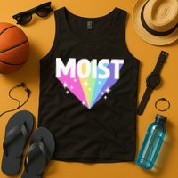 Moist Funny Meme Offensive Weird Cool Tank Top