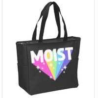 Moist Funny Meme Offensive Weird Cool Zip Tote Bag